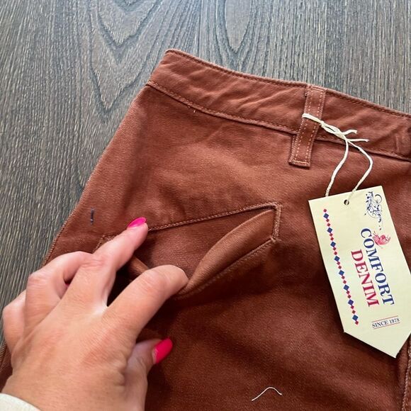 NWT Comfort Denim Mini Skirt Belted Size 9/10 - Picture 8 of 8